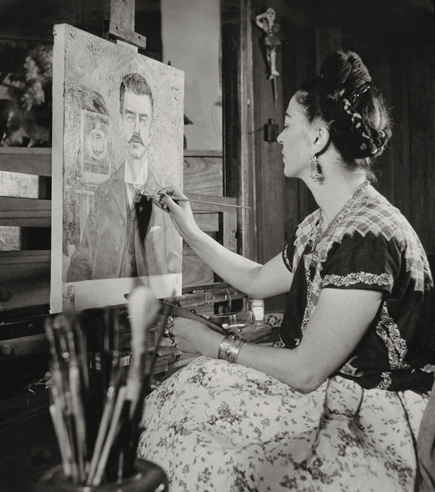 Fotos raras de Frida Kahlo durante últimos anos de sua vida