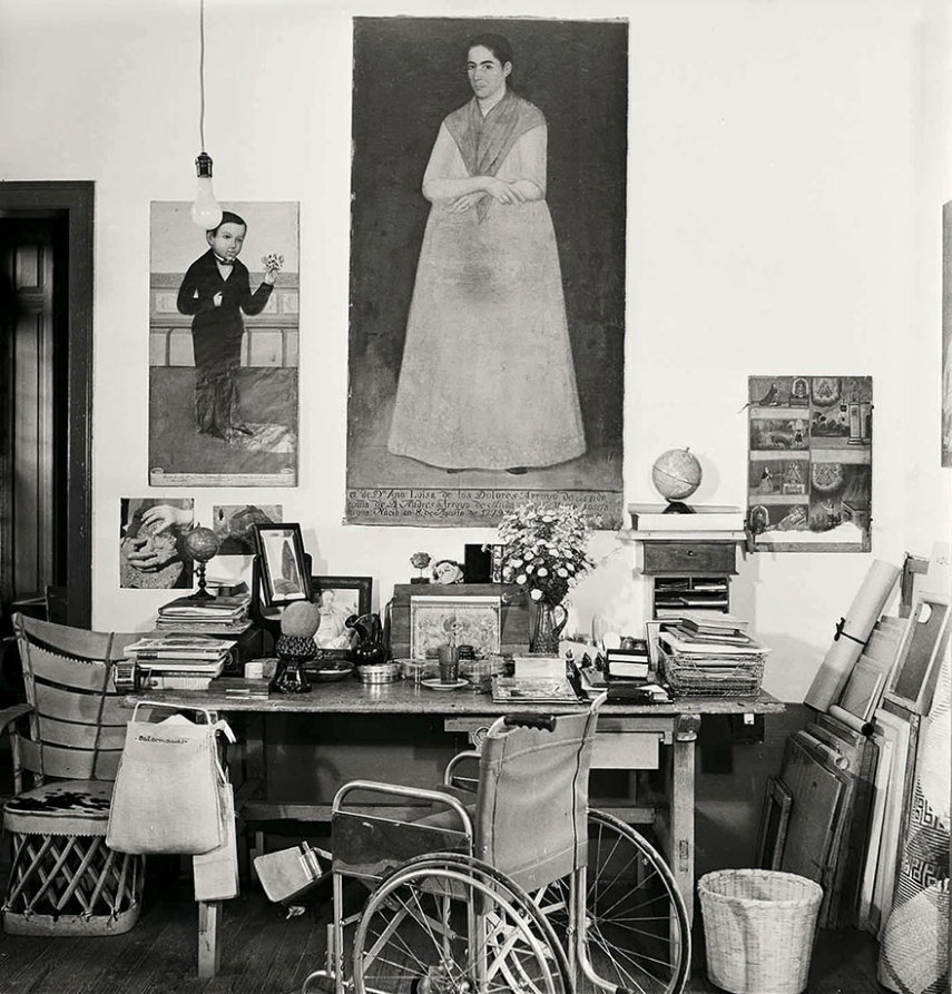 Fotos raras de Frida Kahlo durante últimos anos de sua vida
