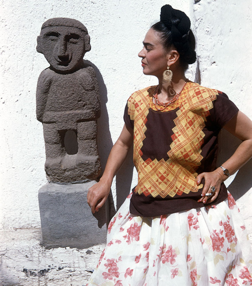 Fotos raras de Frida Kahlo durante últimos anos de sua vida