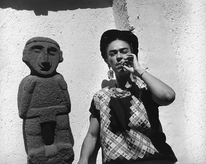 Fotos raras de Frida Kahlo durante últimos anos de sua vida