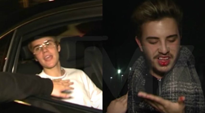 Alvo de um dos fã-clubes mais fanáticos dos últimos tempos, Justin Bieber frequentemente se envolve em confusões com admiradores. Uma das mais emblemáticas aconteceu recentemente, quando um rapaz tentou entrar no carro de Bieber pela janela e acabou levando um soco. 