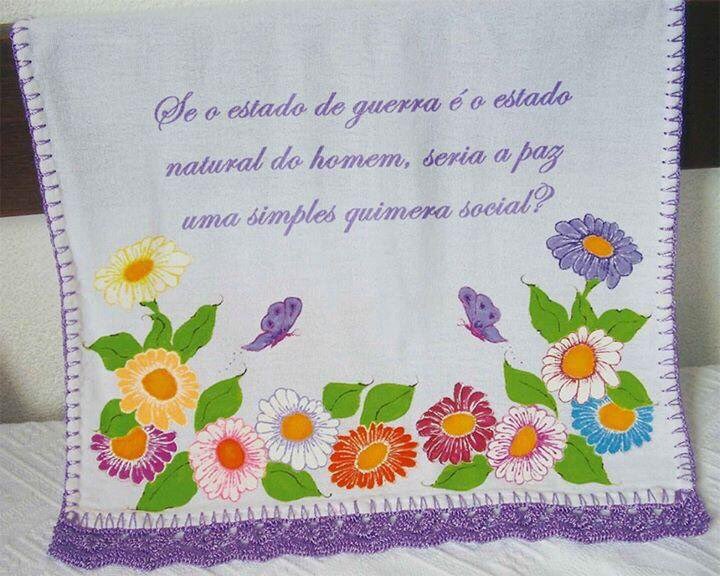 Panos de prato com filosofia.