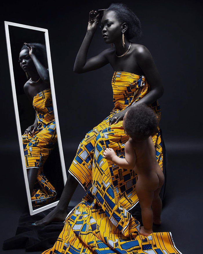 Nyakim Gatwech, modelo do Sudão do Sul