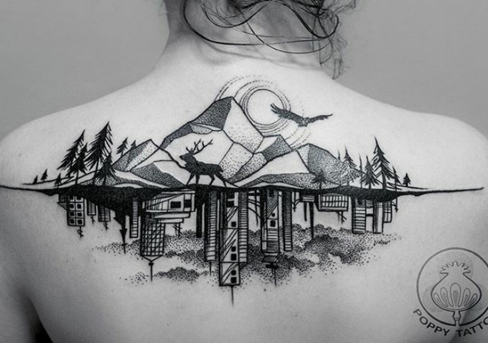 Tatuagem inspiradas na arquitetura vão te inspirar