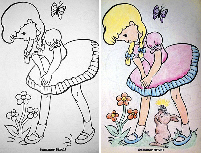 O que acontece quando adultos decidem colorir livros destinados para os pequenos? O resultado não poderia ser mais criativo e engraçado