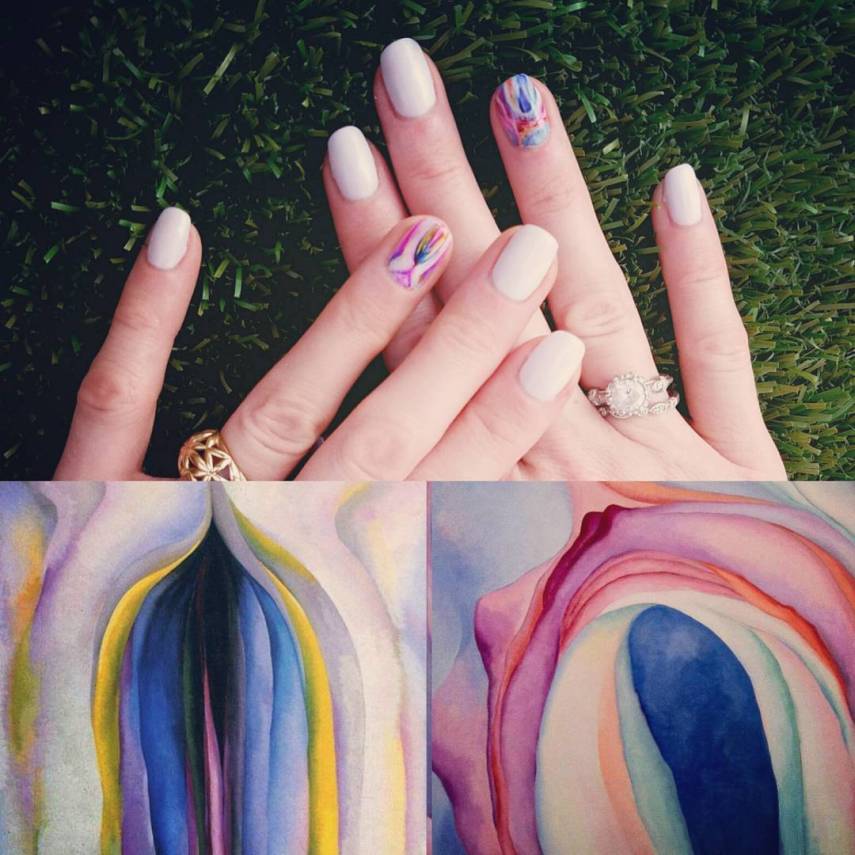 Que tal uma nail art mais ~íntima~?