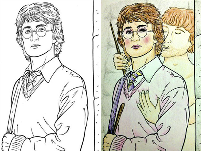 O que acontece quando adultos decidem colorir livros destinados para os pequenos? O resultado não poderia ser mais criativo e engraçado