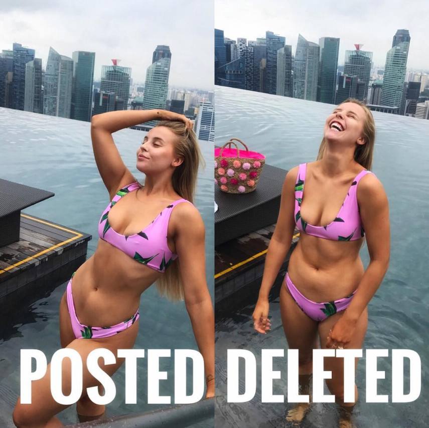 Blogueira britânica mostra como tudo pode mudar numa mesma foto 