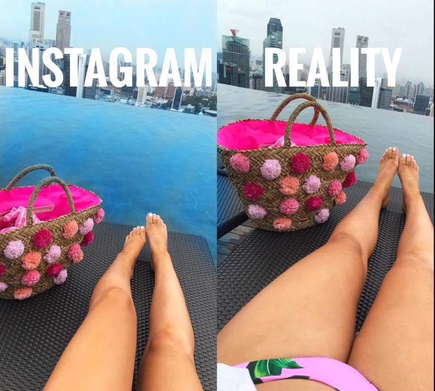 Blogueira britânica mostra como tudo pode mudar numa mesma foto 