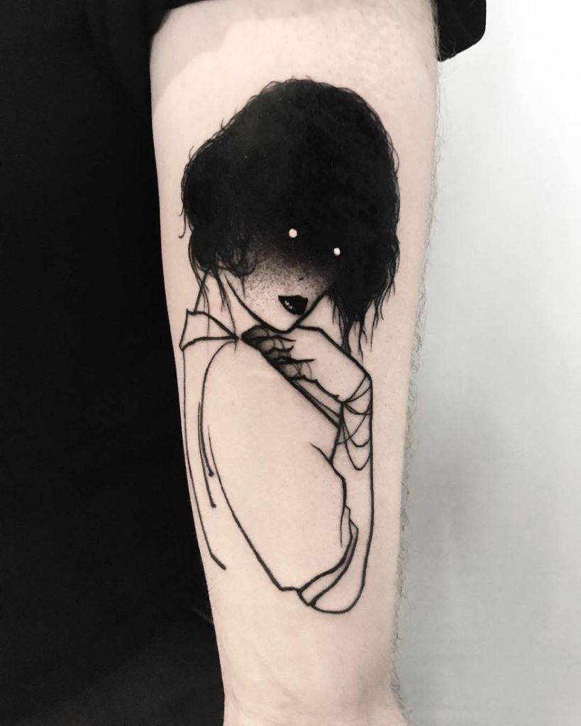SEWP é um artista de Toronto, no Canadá, que cria tatuagens incríveis. Seus desenhos mais famosos são de mulheres sem rosto, com um quê de erotismo e um tanto assustadoras