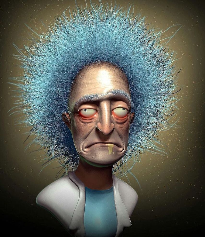 Obras do artista digital Wil Hughes