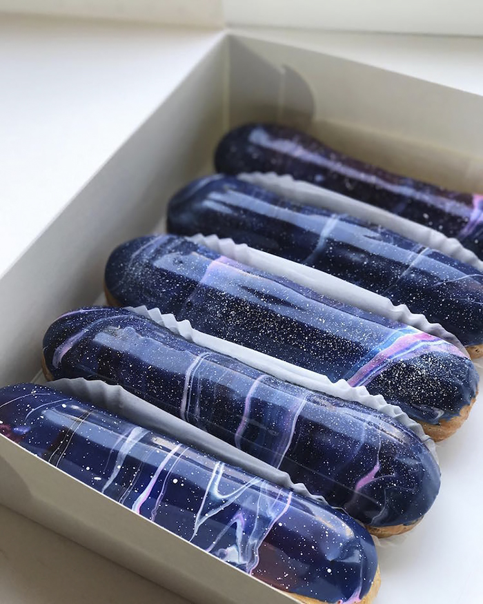 A criação é da padaria e confeitaria Musse Confectionery, em Kiev, na Ucrânia