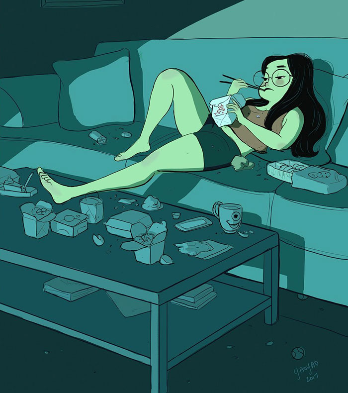 Poder comer o que quiser e quando quiser, trabalhar até tarde, meditar sem interrupções e distrações, dormir de conchinha com o bichinho de estimação... Viver com alguém pode ser legal, mas saber curtir a própria companhia é ainda mais maravilhoso!