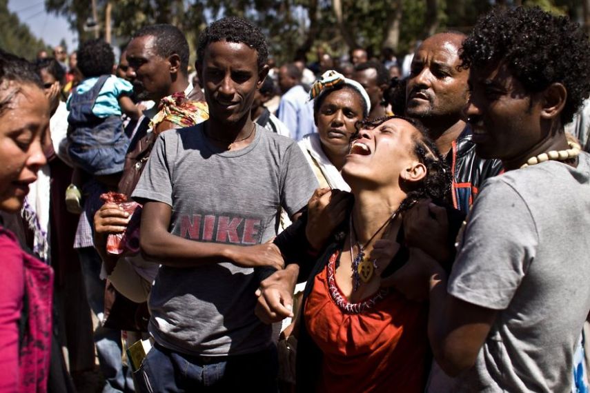 David Tesinsky documentou um ritual de exorcismo liderado pelo religioso Memehir na Etiópia