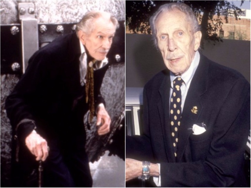 Edward Mãos de Tesoura foi um dos últmos papeis de Vincent Price. Ele morreu na Califórnia, aos 82 anos, em 1993