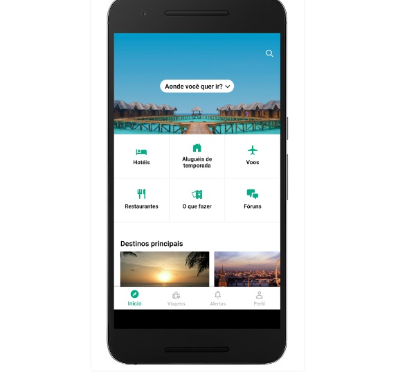 O TripAdvisor é bastante conhecido dos viajantes, mas para quem não conhece, pode ser bem interessante ter esse app no seu smartphone ou tablet. É como ter um agente de viagem na palma da sua mão. Ele auxilia na busca de hoteis, restaurantes, lojas, etc. E tem avaliações interessantes de outros viajantes que já passaram por ali. Está disponível para iOS, Android e Windows.