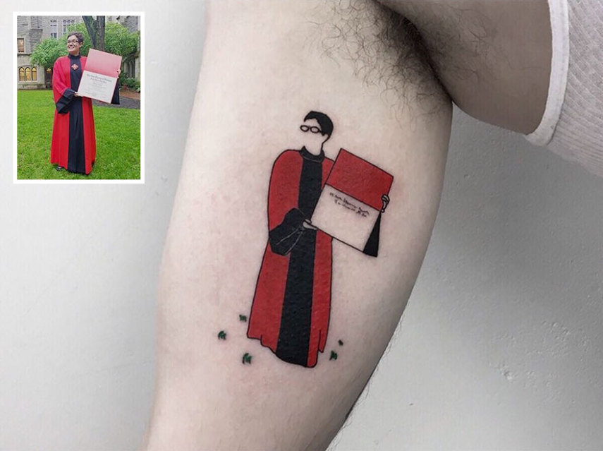 Tatuador turco transforma fotos de infância em lindas tatuagens