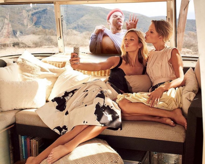 Robert é o rei do photoshop e se coloca em fotos hilárias ao lado dos famosos. Amamos!