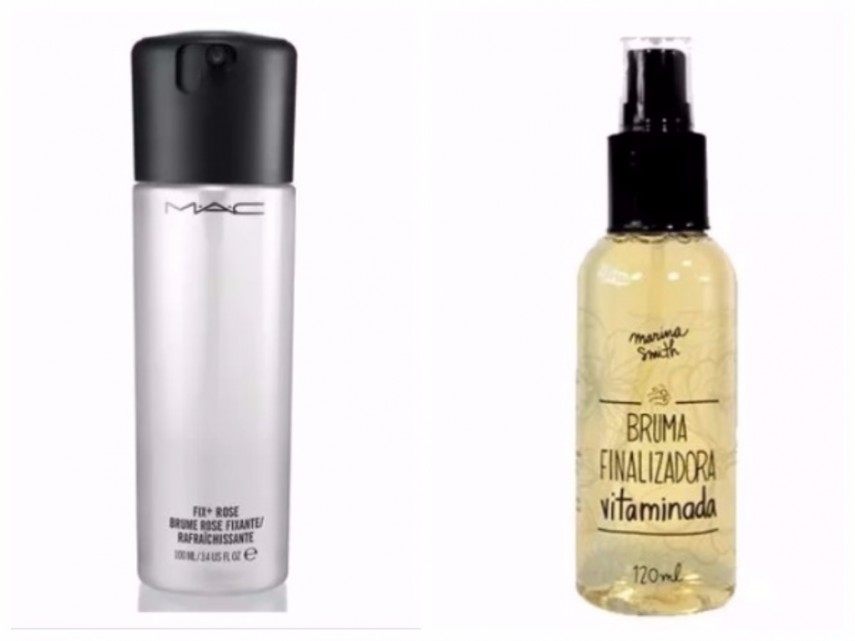 Fix + Brume Fixante, da MAC: R$ 120/ Bruma finalizadora Marina Smith by 2beauty: R$ 55