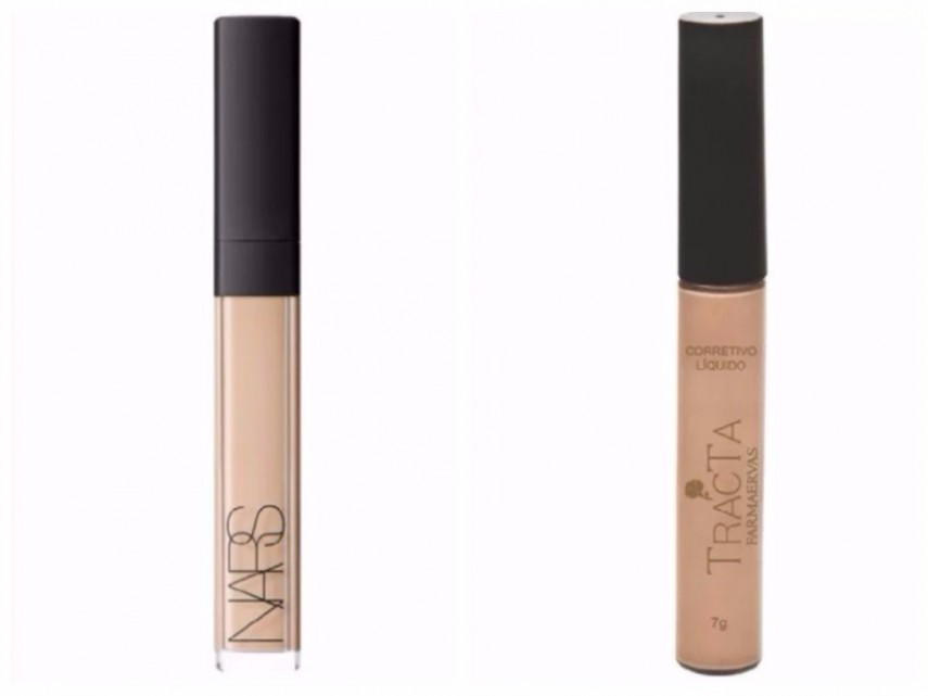 NARS Radiant Creamy Concealer: R$ 179/ Corretivo líquido da Tracta: R$ 29,90