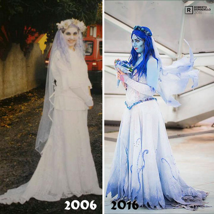 Cosplayers mostram evolução em antes e depois