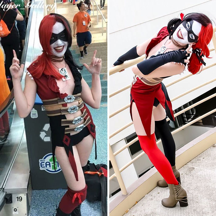 Cosplayers mostram evolução em antes e depois