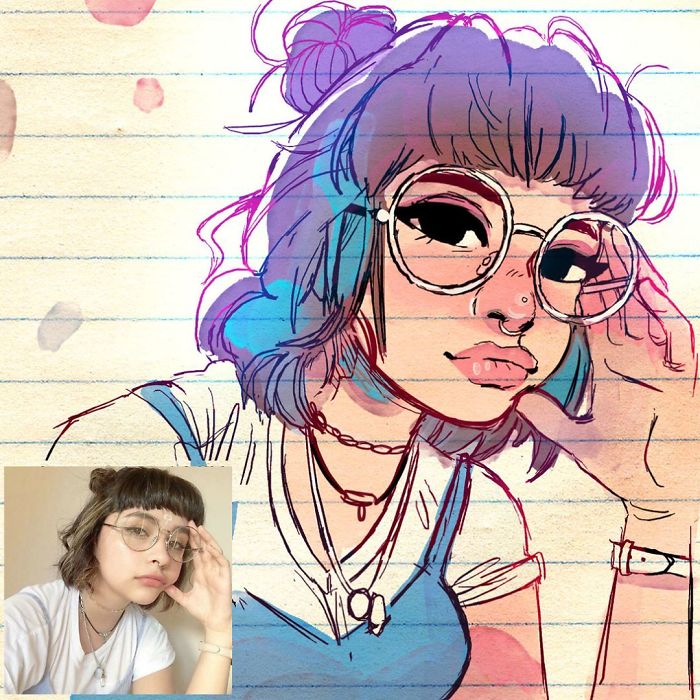 O ilustrador conhecido como Toonimated (@toonimated_draws) tem feito um baita sucesso no Instagram por transformar pessoas em desenhos, mais precisamente em personagens de mangá.