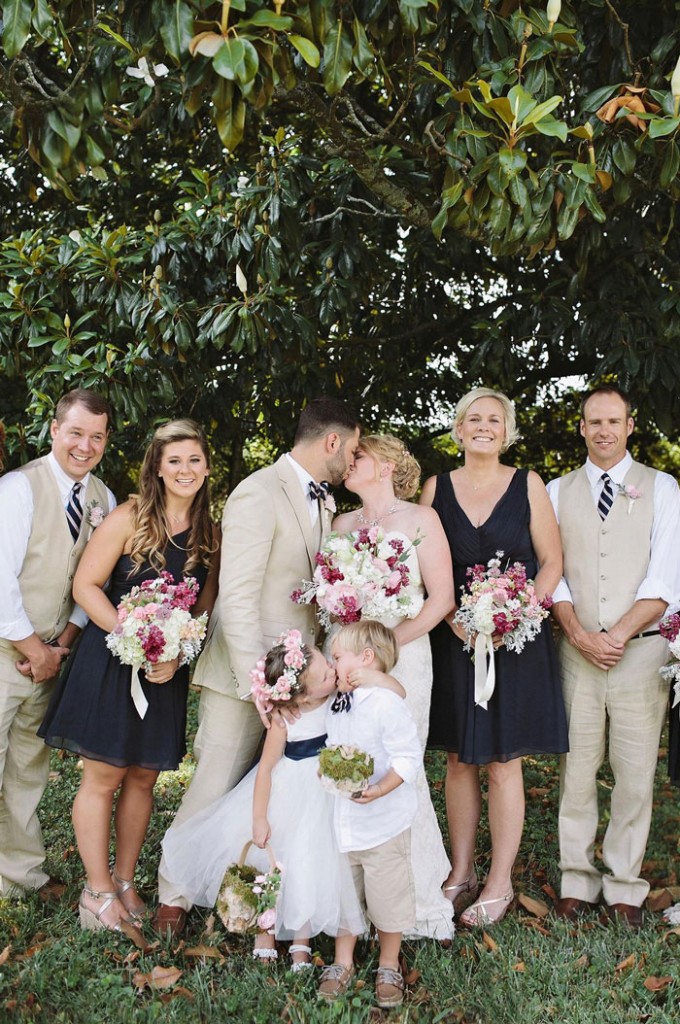 Uma surpresinha na foto de casamento