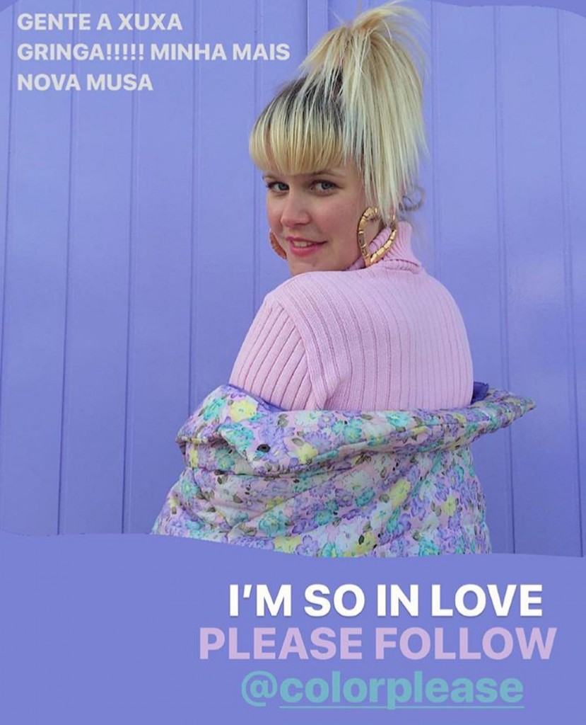 Cécile Loreen é uma fashion designer da Holanda que é a cara da Xuxa nos anos 80