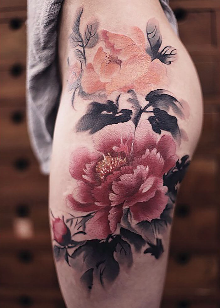 Ele é um artista chinês cujas belas obras conquistaram o coração de mais de 200 mil pessoas no Instagram. Siga @chenjie.newtattoo