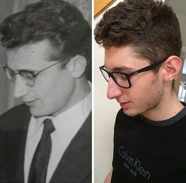 Avô e neto - 1965 e 2016