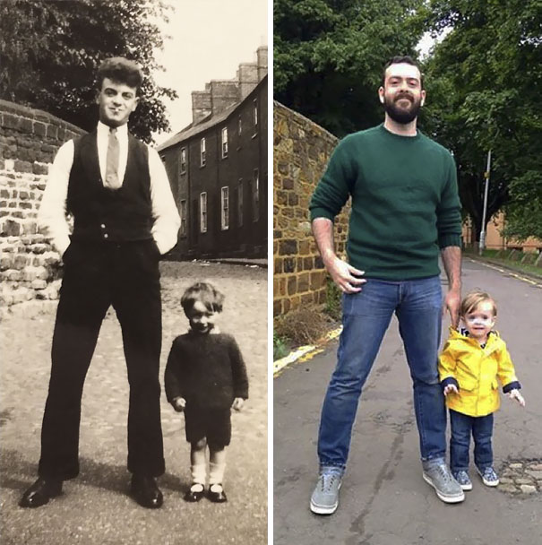 Foto feita 82 anos depois