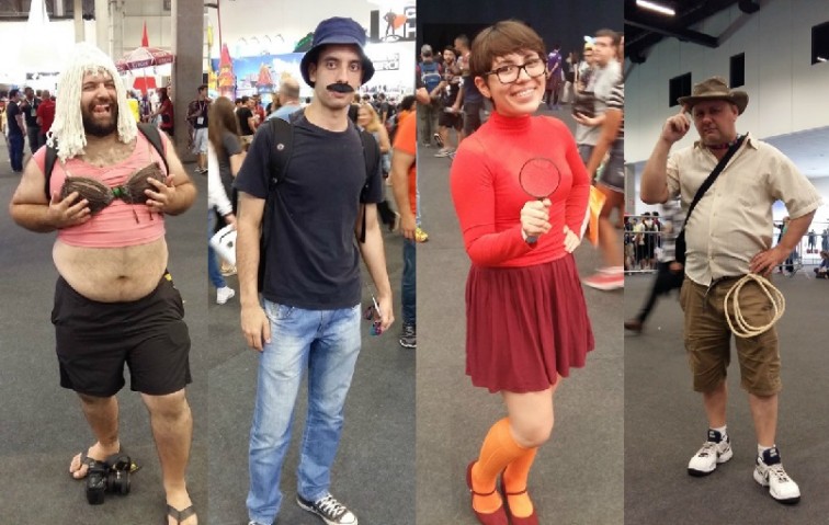 Os 16 Cosplays mais criativos e improváveis que apareceram na Comic-Con 2013