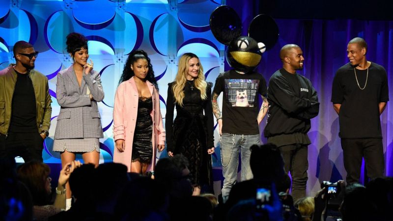 Criou o serviço de streaming Tidal e possui em seu catálogo alguns dos maiores nomes da música, como Madonna, Rihanna, Daft Punk e Nicki Minaj. Quanto essa foto não vale, hein? 
