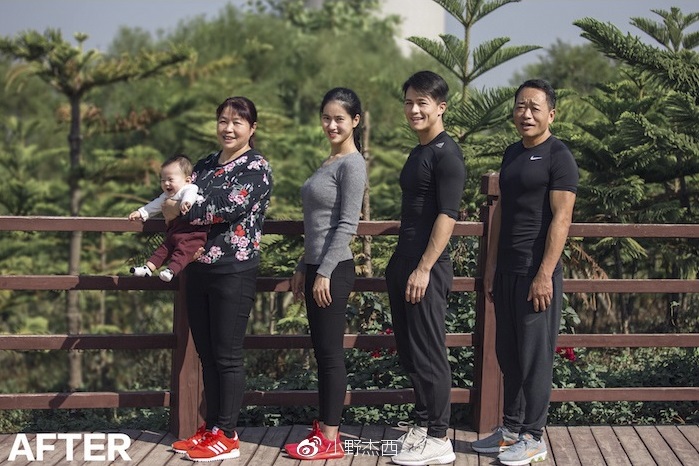 A família do fotógrafo chinês Jesse documentou durante seis meses a construção de uma rotina mais saudável, que mudou para melhor a vida de todos