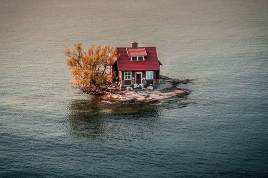 Alexandria Bay, entre Nova York (EUA) e Canadá