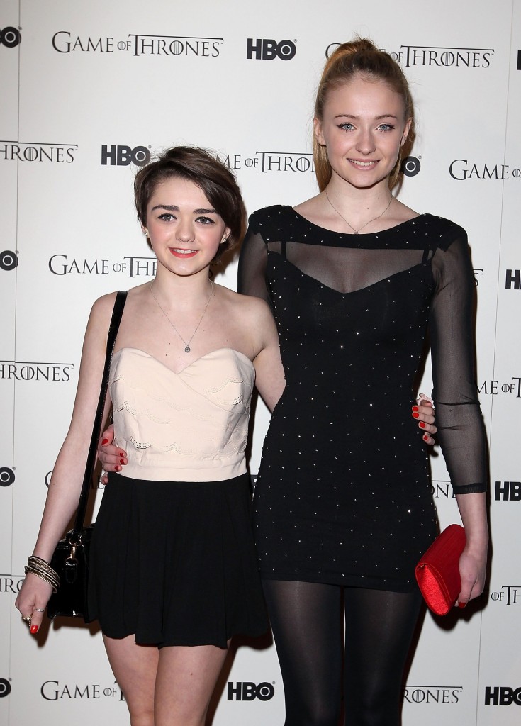 Maisie Williams e Sophie Turner