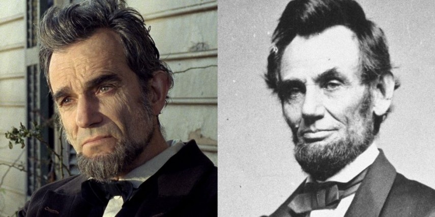 Daniel Day-Lewis brilhando como o presidente dos EUA Abraham Lincoln no filme 'Lincoln'.
