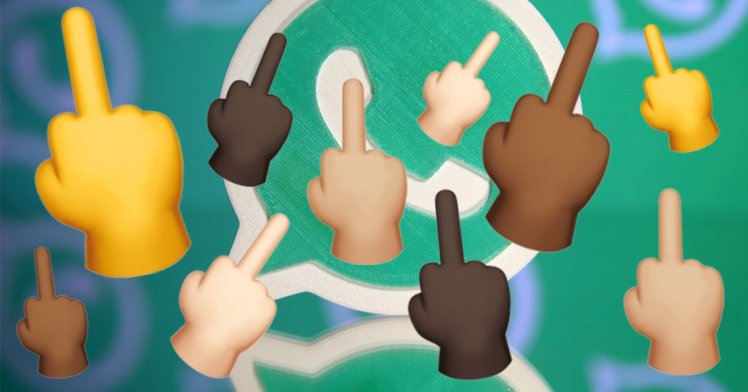 Emoji do dedo do meio está causando polêmica na Índia