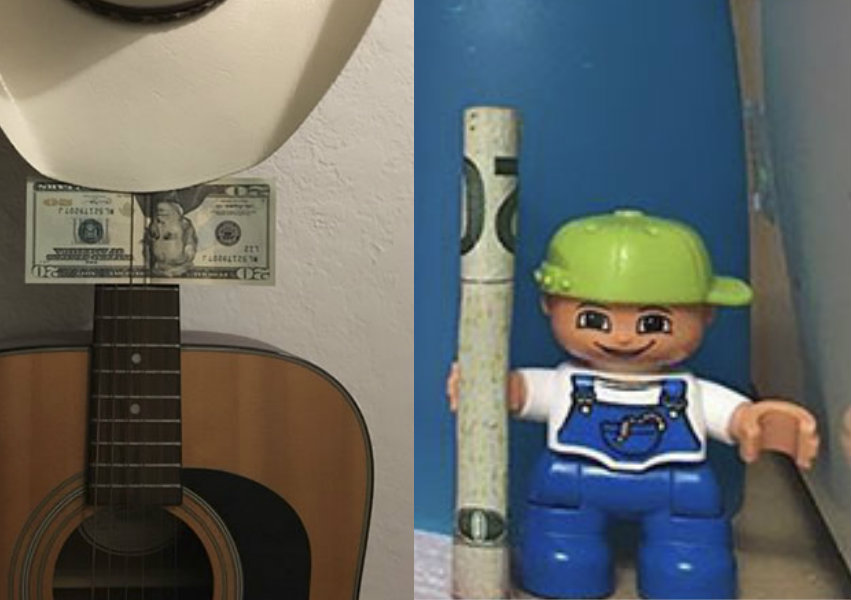 Pai deixa dinheiro escondido para filha toda vez que a visita