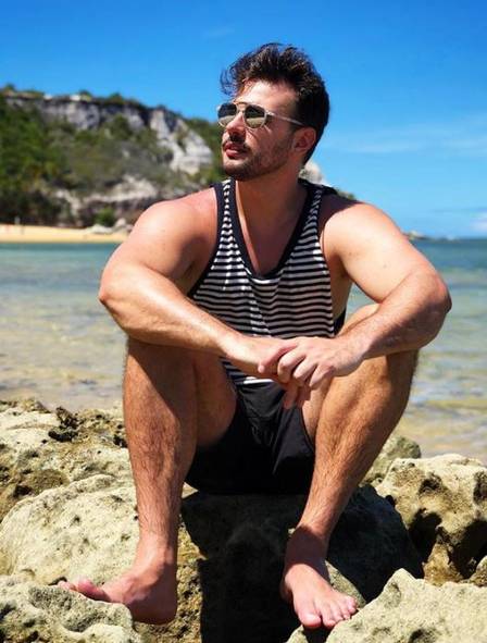 Marcus Majella curte Trancoso