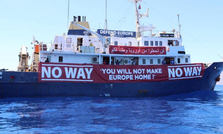 Defend Europe em missão no Mediterrâneo