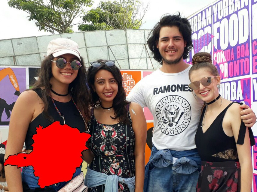 Letícia Gouvea, 18; Ana Caroline Rocha, 18; Pedro Berida, 20; Marcela Camargo, 18