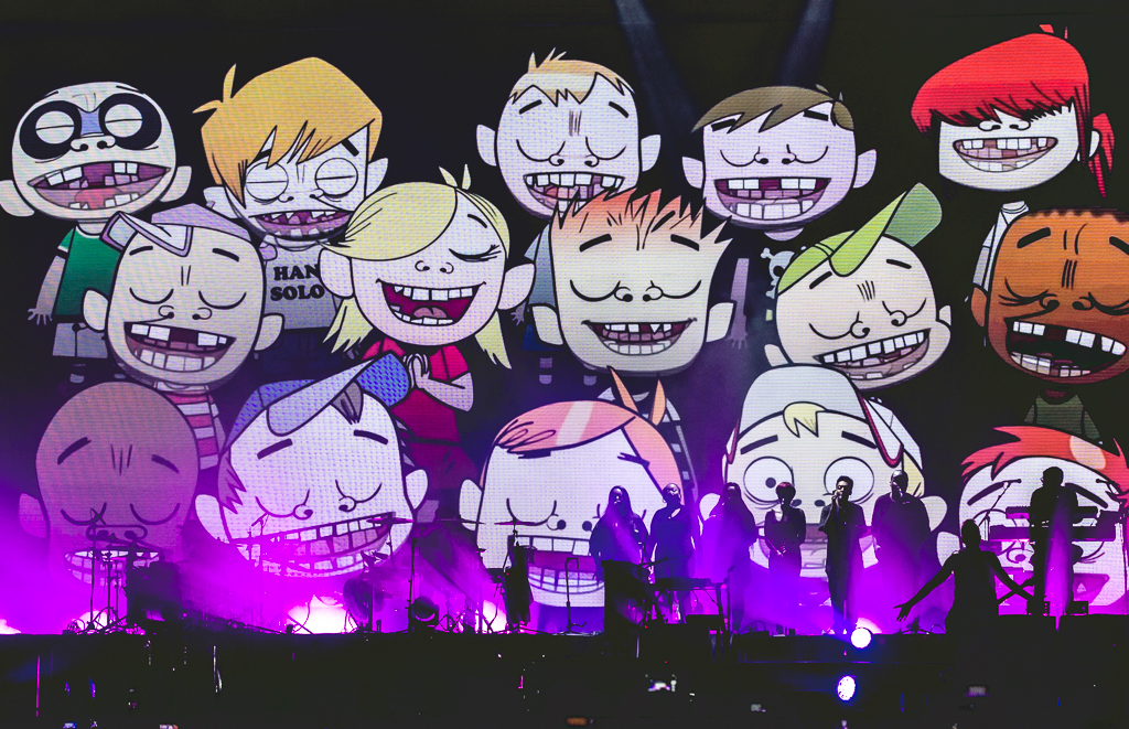 Gorillaz em São Paulo: muitos hits, política e pouco desenho