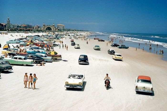 Fotos coloridas mostram cotidiano dos EUA nos anos 1950