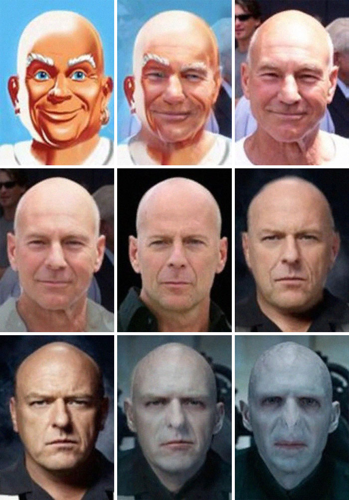 Brincadeira com antes e depois vira mania 