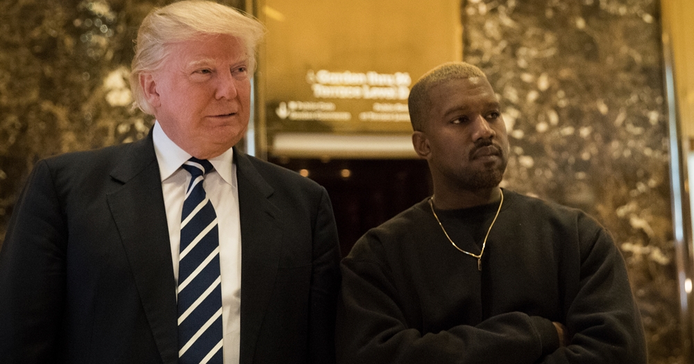 Kanye West diz que Donald Trump é um irmão para ele: "A multidão não vai me impedir de amá-lo"