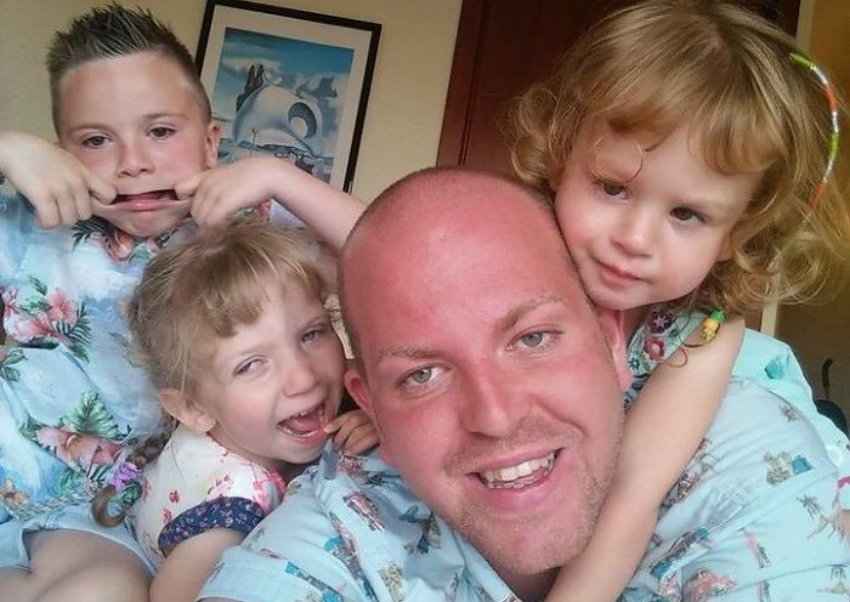 Superpai de 33 anos Benjamin Carpenter dá lição ao adotar 4 crianças deficientes