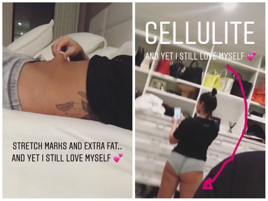 Demi Lovato exibe celulites, estrias e "gordura extra": "Ainda me amo"