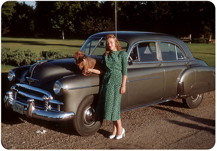 Fotos coloridas mostram cotidiano dos EUA nos anos 1950